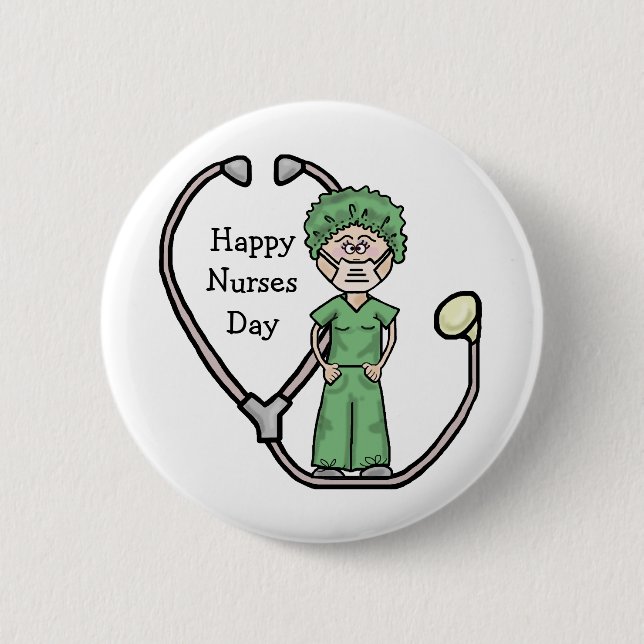 ¡Personalizar quirúrgico femenino del botón de la (Anverso)