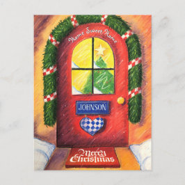 Personalizar Red Merry Navidad Puerta Delantera Ac