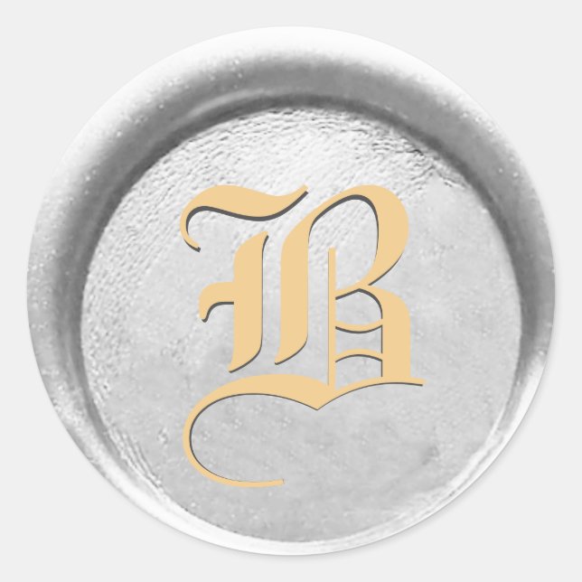 *~* PERSONALIZAR Sello de Cera de Plata y Oro para (Anverso)