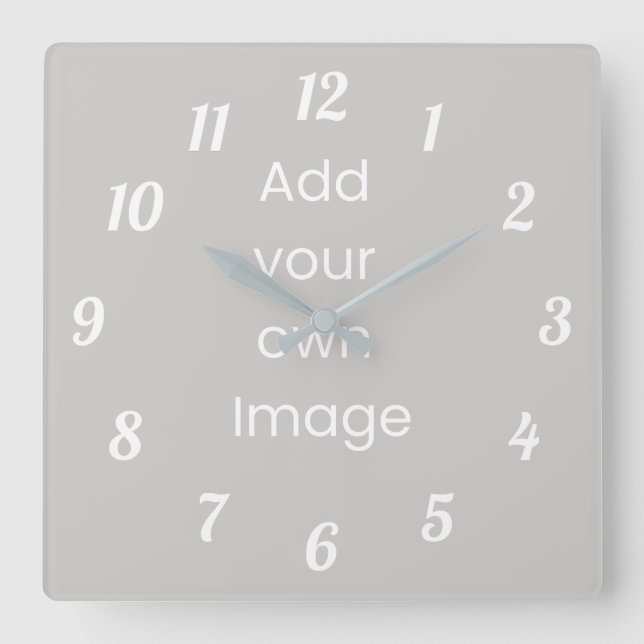 Personalizar Su Propio reloj de pared (Números bla (Anverso)