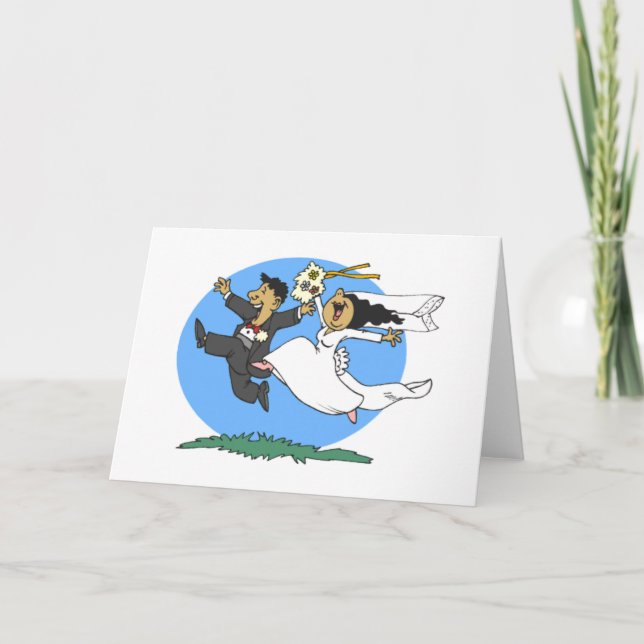 Personalizar Su Tarjeta Boda (¿O?) (Anverso)