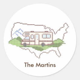 Personalizar su viaje por carretera Pegatinas de E