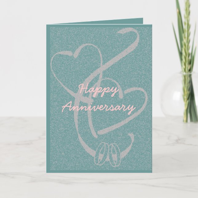 Personalizar tarjeta de aniversario de bodas (Anverso)