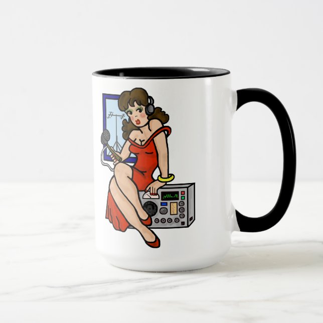 ¡Personalizar trigueno de la taza del chica (Derecha)
