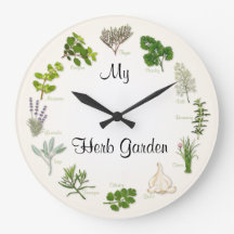 Personalizar Tu Jardín de Hierba Reloj redondo