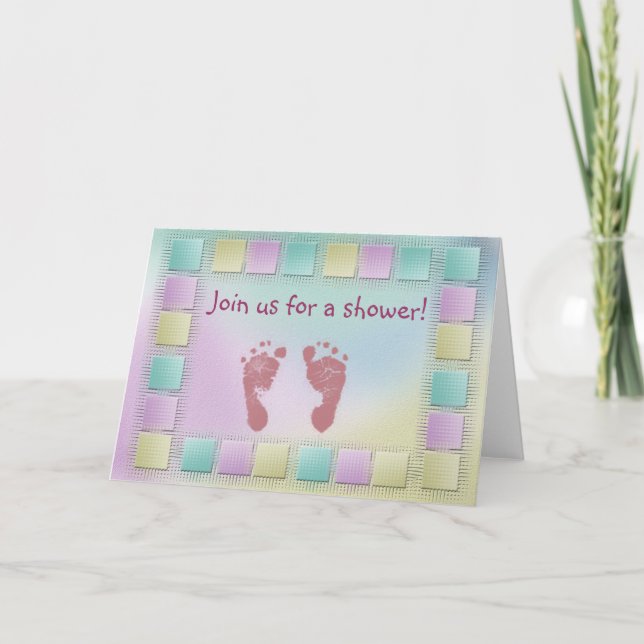 Personalizar tu propia tarjeta de ducha para bebés (Anverso)