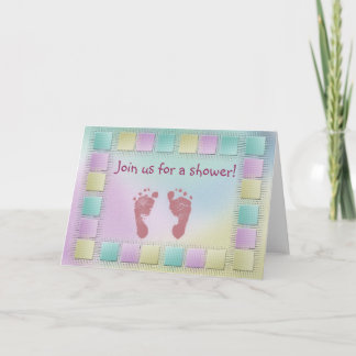 Personalizar tu propia tarjeta de ducha para bebés