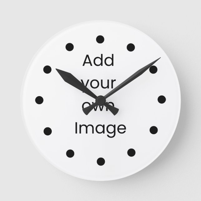 Personalizar tu propio reloj de pared (puntos negr (Anverso)