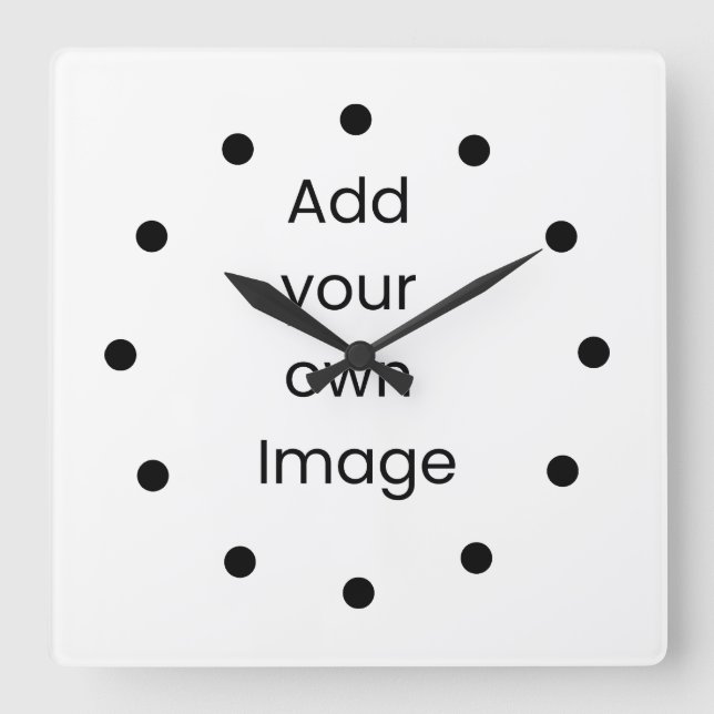 Personalizar tu propio reloj de pared (puntos negr (Anverso)