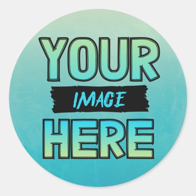 Personalizar Tus Propios Pegatinas Clásicos Redond (Anverso)