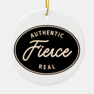 ¡PERSONALIZARLO! Ornamento Fierce, Auténtico y Rea