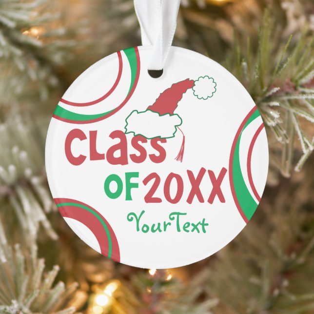 Personalize Funny © Clase de Ornamento Grad Holida (Árbol)