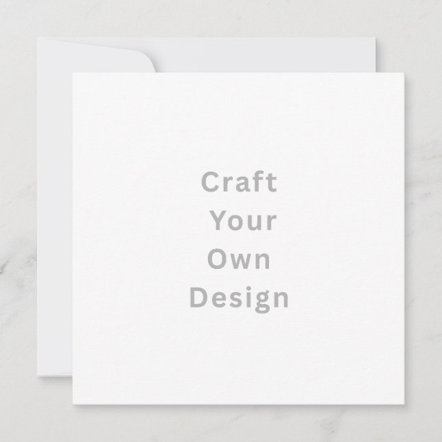 Personalize Invitation, Size: 5.25" x 5.25 White  (Anverso)