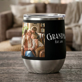 Personalize Name Grandma Established Year Photo