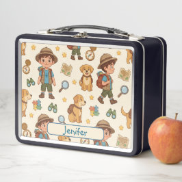 Personalized Alphaland Kids Lunch Black Box