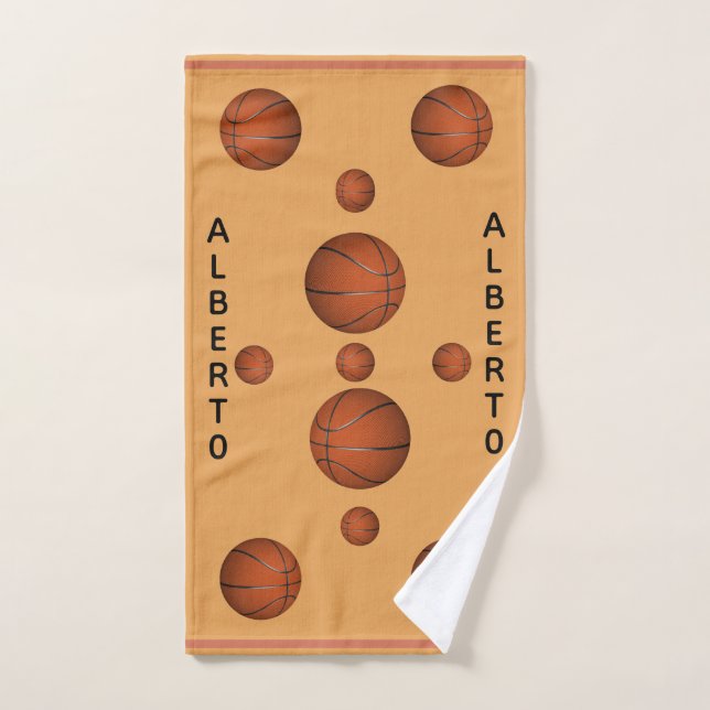 Personalized BASKETBALL  (Toalla de mano)