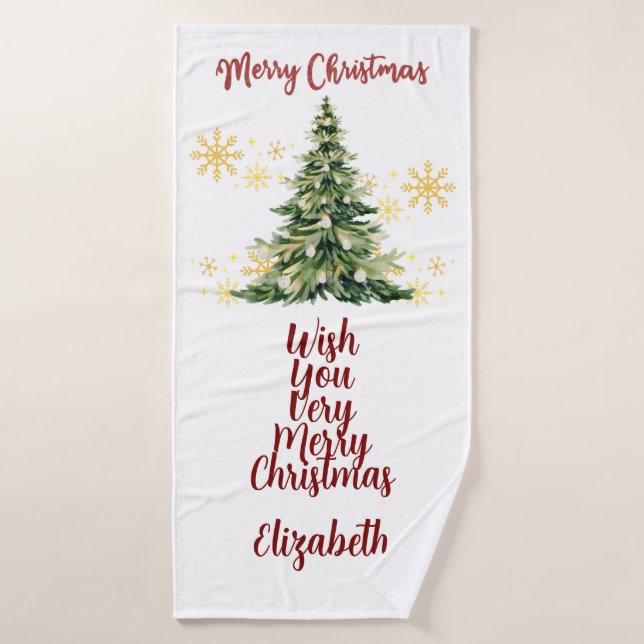 Personalized Bath Towel (Toalla de baño)