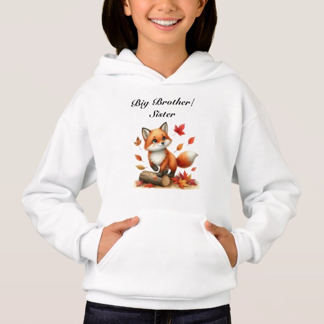 Personalized Big Brother/Sister Hoodie  (Anverso)