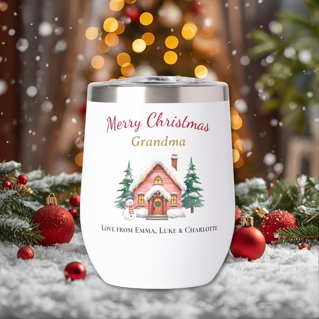 Personalized Christmas Grandma Tumbler Gift (Subido por el creador)