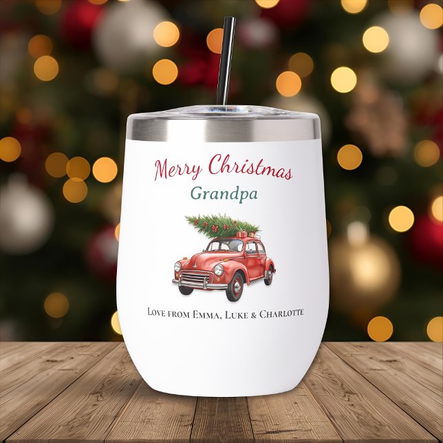 Personalized Christmas Grandpa Tumbler Gift (Subido por el creador)