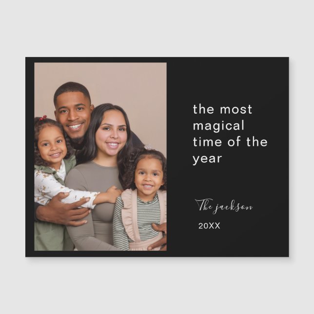 Personalized Christmas Holiday Photo Memory Design (Anverso)