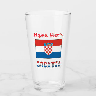 Personalized Croatia Flag 