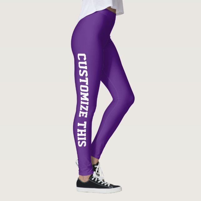 Personalized Custom Leggings for Women (Derecha)