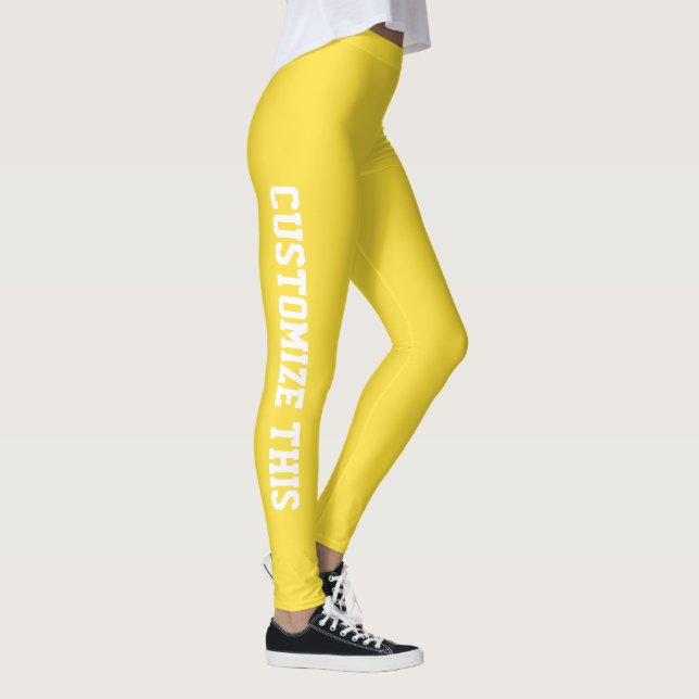 Personalized Custom Leggings for Women (Derecha)