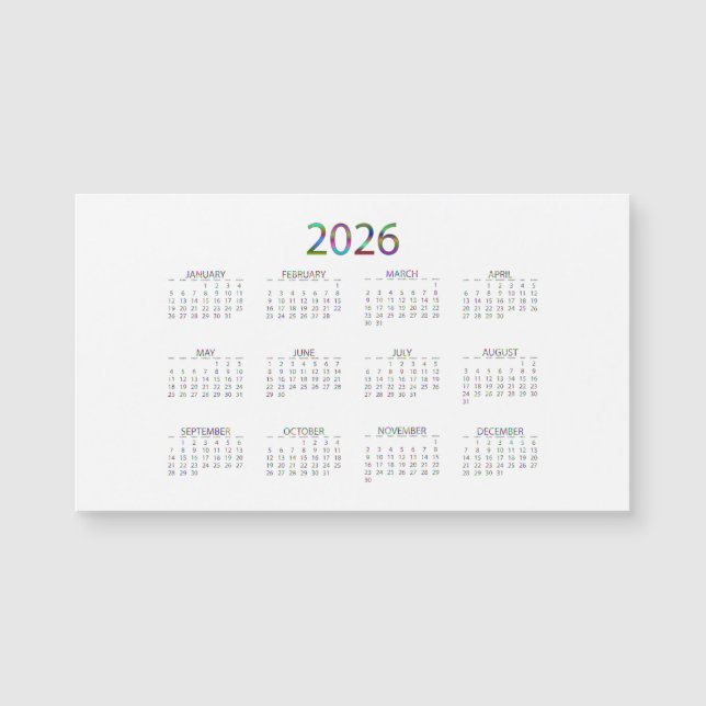 Personalized Customized 2026 (Anverso)