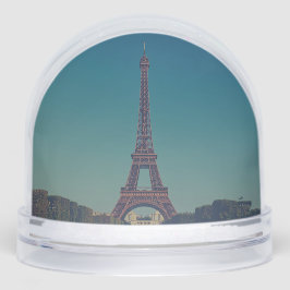 Personalized Eiffel Tower Snow Globe Custom Design