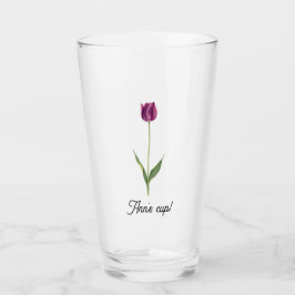 Personalized Elegant Purple Tulip
