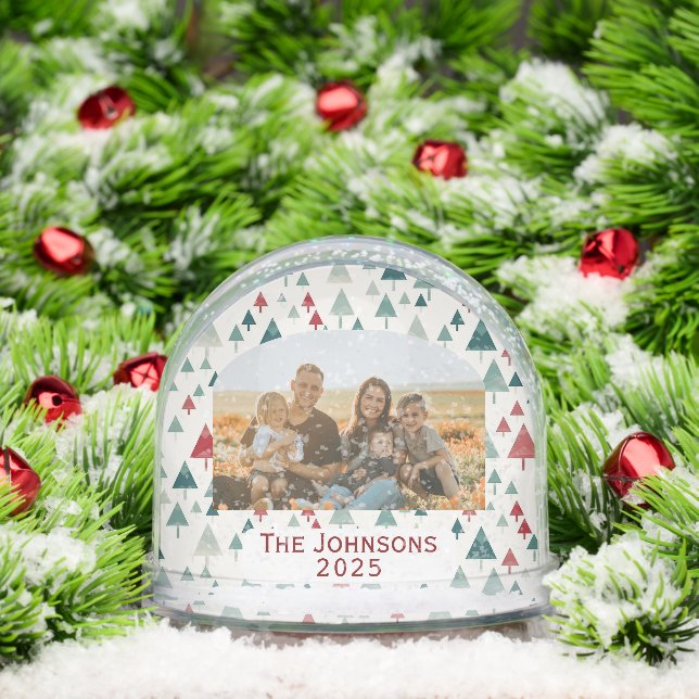 Personalized Family Photo Christmas Trees (Navidad)
