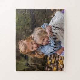 Personalized Family Photo Collage Jigsaw Puzzle
