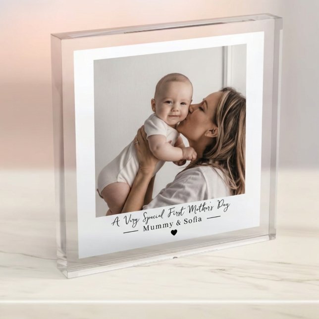 Personalized First Mother’s Day Photo Gift Card (Subido por el creador)