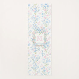 Personalized Floral Monogram Yoga Mat
