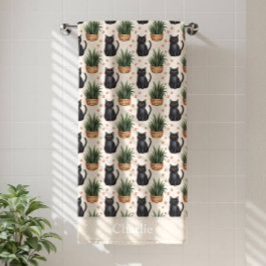 Personalized Houseplants and Cat