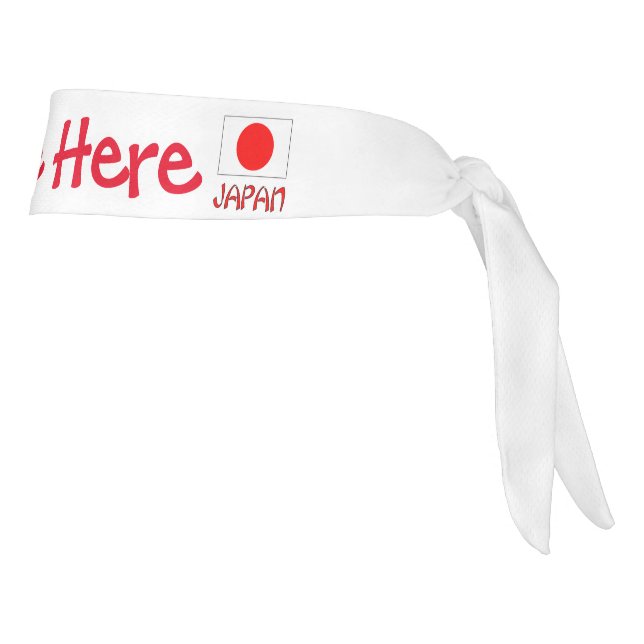 Personalized Japan Flag Name Classic (Girar 90)