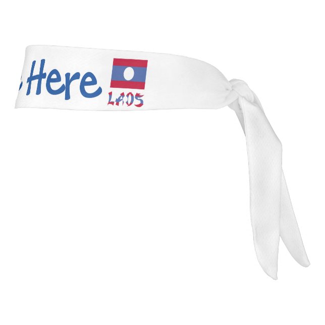 Personalized Laos Flag Name Classic  (Girar 90)