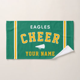 Personalized Name & School Cheer Towel, Team Gift