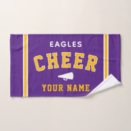 Personalized Name & School Cheer Towel, Team Gift