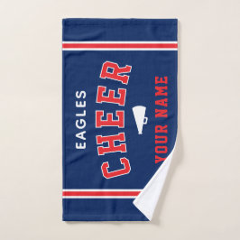 Personalized Name & School Cheer Towel, Team Gift