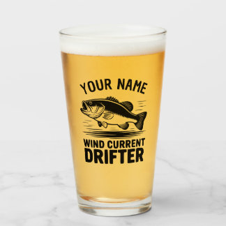 Personalized Name Wind Current Drifter Bass Fish