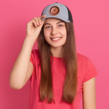 Personalized Number One Mum Leather Patch Cap