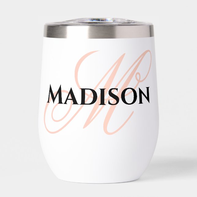 Personalized outdoor wine glass (Frente)