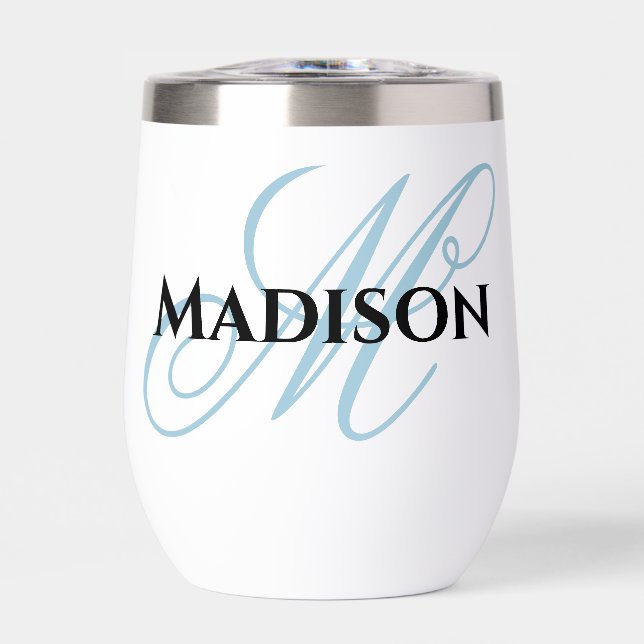 Personalized outdoor wine glass thermal wine tumbl (Frente)