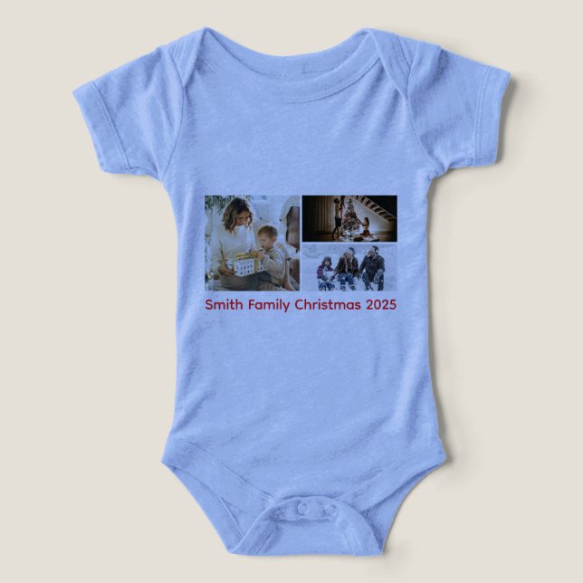 Personalized Photo Collage Family Christmas (Diseño delantero )