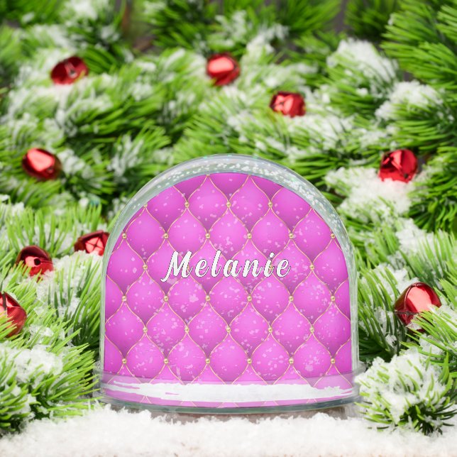 Personalized Pink and Gold Custom Your Name (Navidad)
