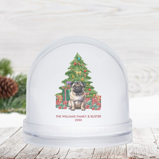 Personalized Pug Dog Christmas (Subido por el creador)