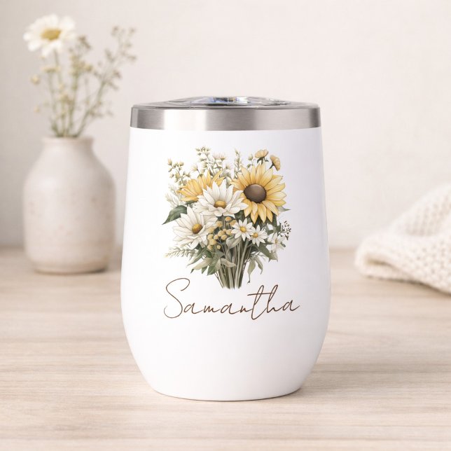Personalized Summer Daisy Bouquet Name (Subido por el creador)
