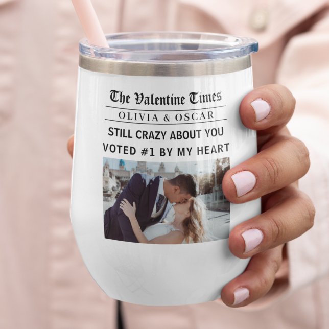 Personalized Valentine Newspaper Photo (Subido por el creador)